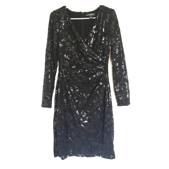 Lauren Ralph Lauren Dresses & Skirts - NWOT⬇️PRICE DROP .Ralph Lauren, Black Sequin Dress